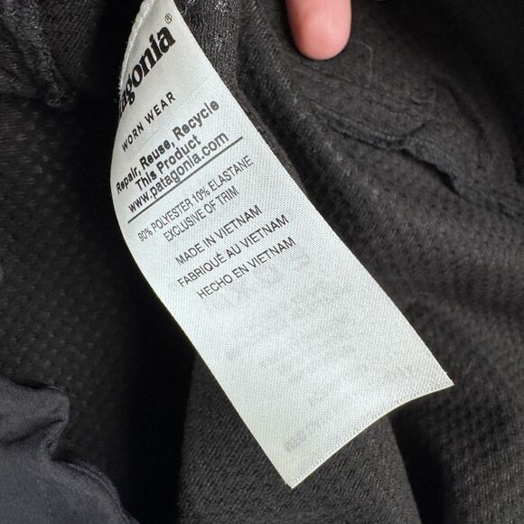 Patagonia Adze Jacket Men's Large Black Polartec Hybrid Softshell Full Zip - Picture 4 of 8